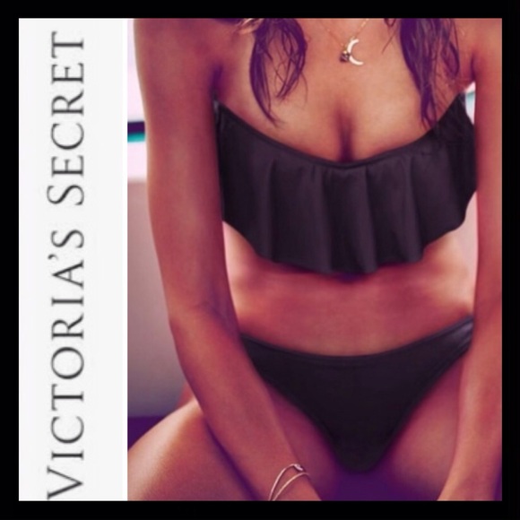 Victoria's Secret Other - VS Flounce Bandeau Bikini Top